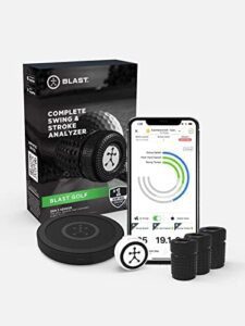 Blast Speed Analyzer Pack – SuperSpeed Golf | Club Head Speed Sensor | Features Air Swing Mode | Analyzes Full Swing, Short Game, Putting | Slo-Mo Video Capture | App Enabled (iOS and Android)