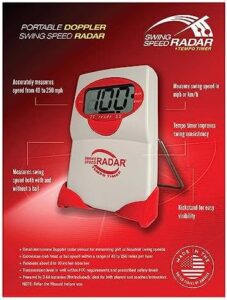 Swing Speed Radar – Achieve Longer Drives – Delivers Precise Golf Club Swing Speeds from 20 to 200 MPH.